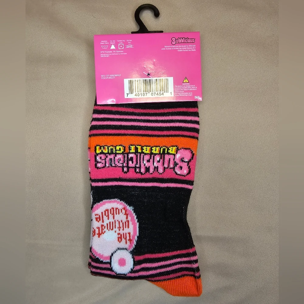 Unisex Adult Bubblicious socks NEW